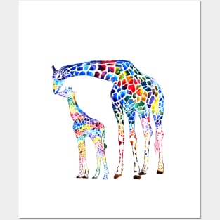 Giraffes Posters and Art